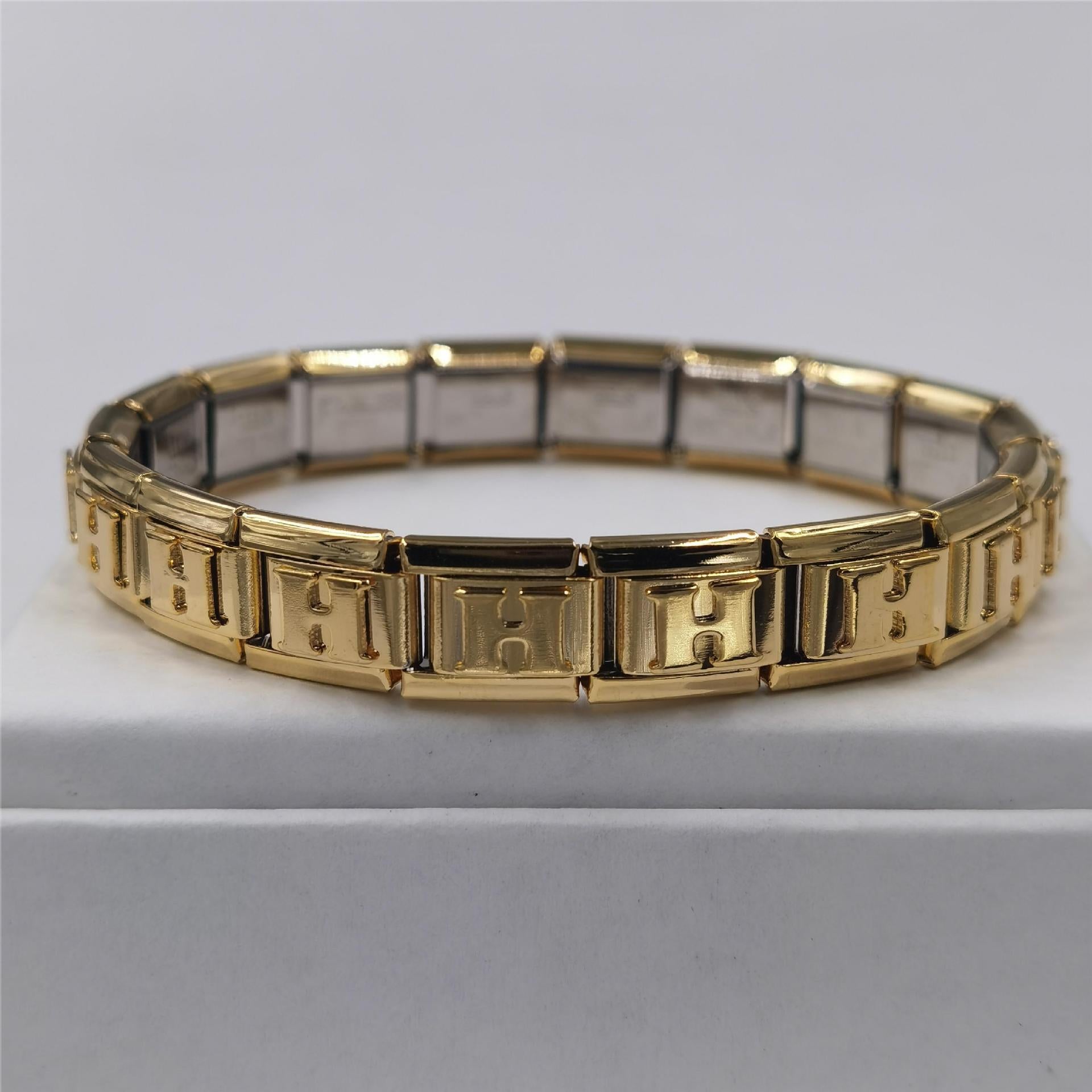 Wholesale Italian Charm Bracelet DIY Module Splicing Stainless Steel Bracelet Accessories Charms